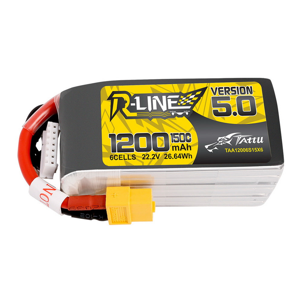 Batterie Lipo Tattu R-Line 4S 1400mAh 130C - Version 4.0 - Drone