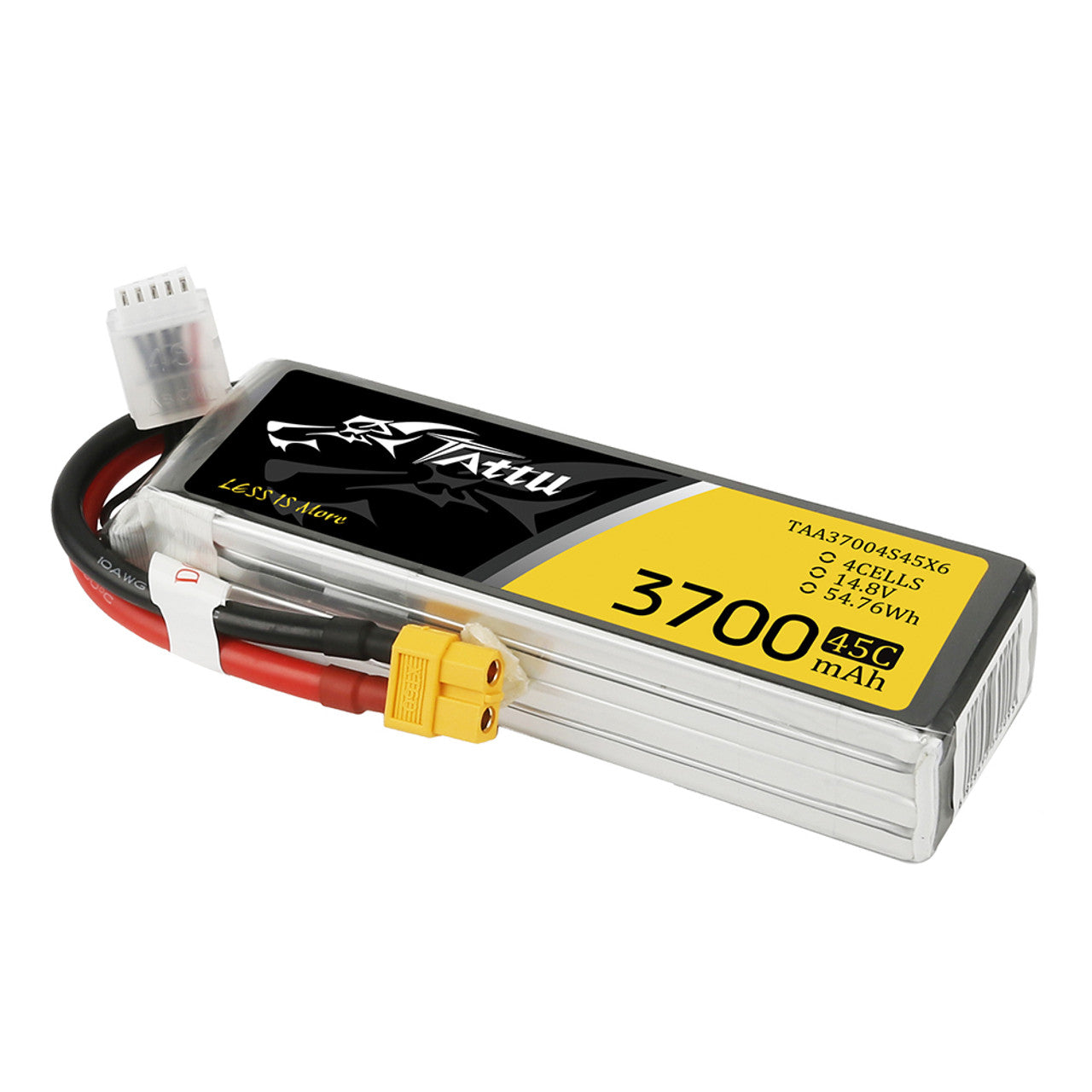 Tattu G-Tech 3700mAh 4S 45C Lipo Battery Pack With XT60 Plug