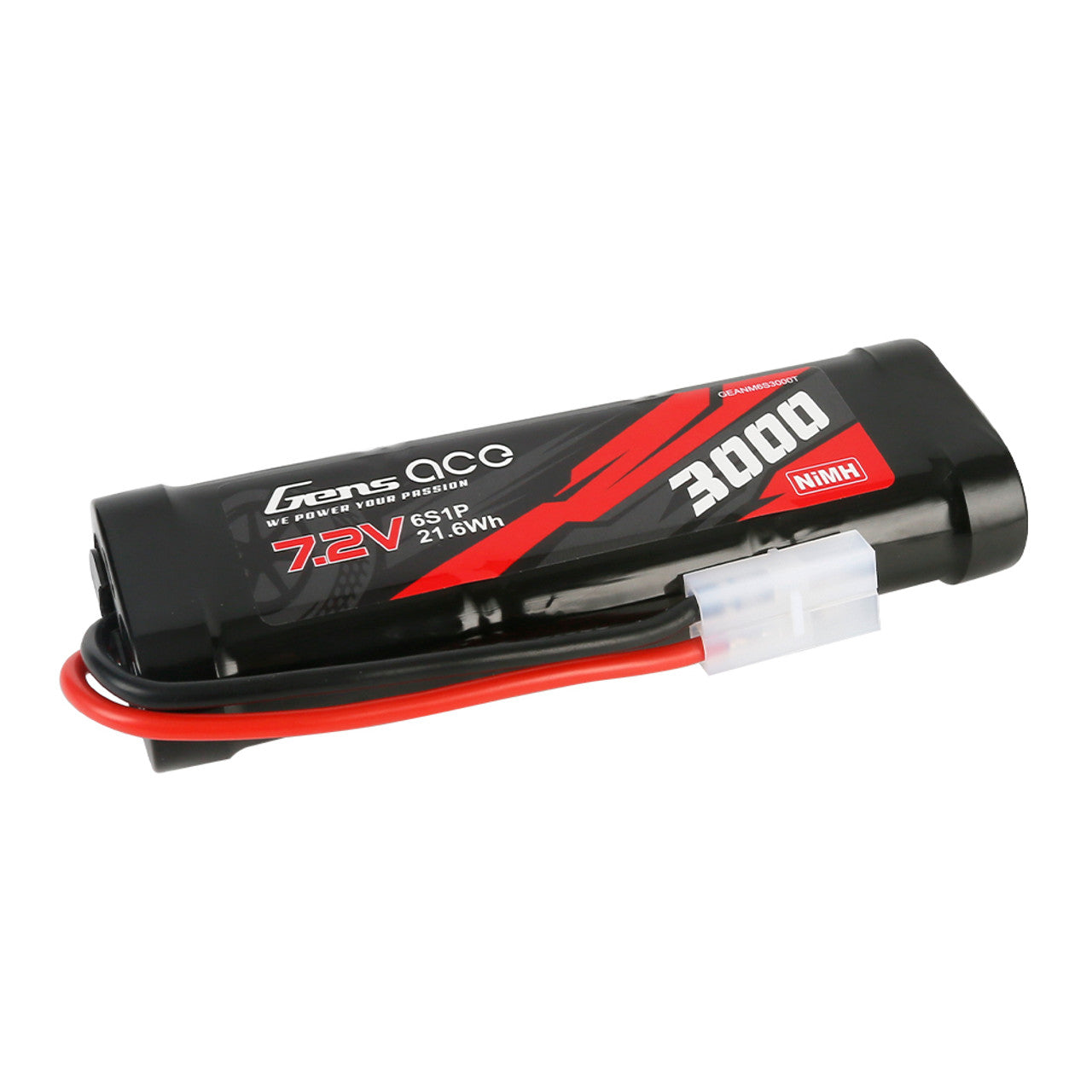 Gens Ace 3000mAh 7.2V Ni-MH Battery with Tamiya Plug