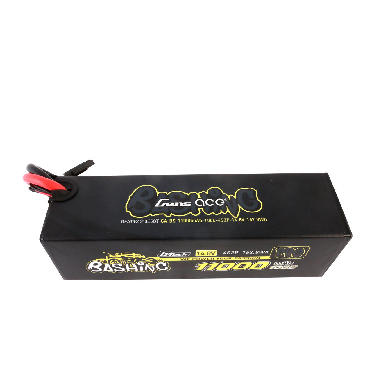 Gens Ace 4S2P 11000mah 14.8V 100C Bashing Pro G-Tech Lipo Battery Pack With EC5 Plug For Arrma