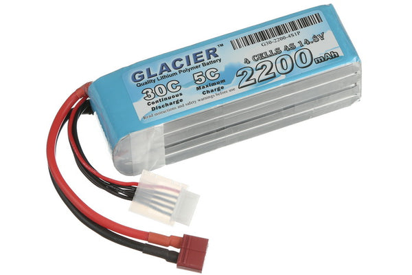 Glacier 30C 4000mAh 4S 14.8V LiPo Battery - Buddy RC